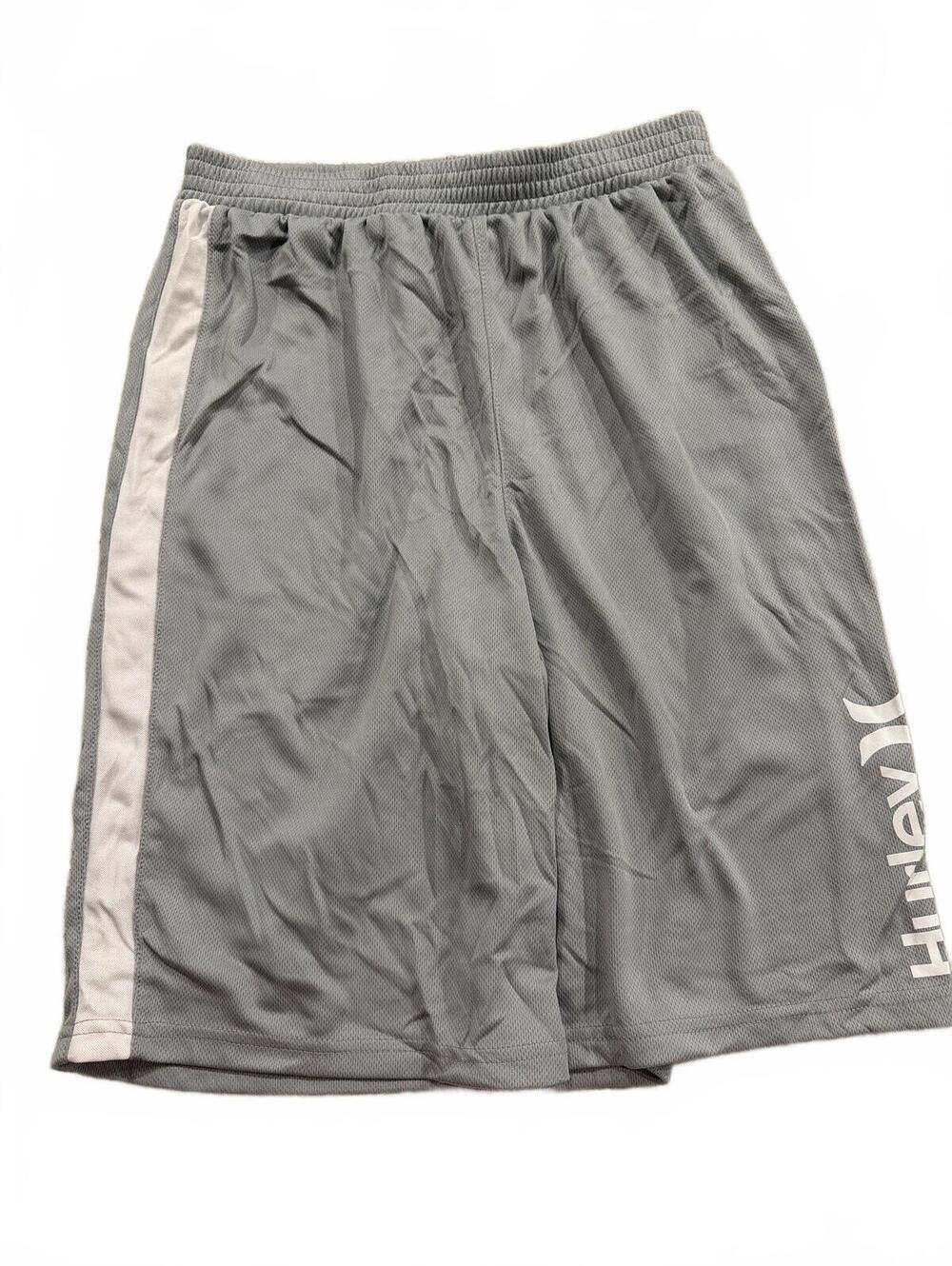 Hurley Boys Athletic Shorts XL Gray